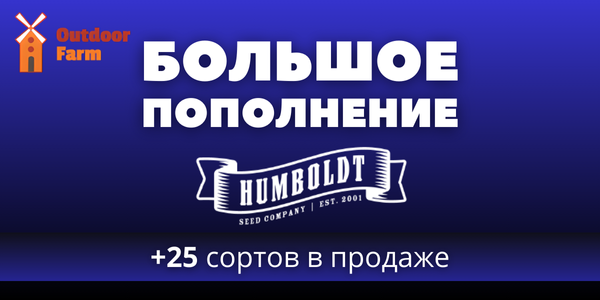 Пополнение Humboldt Seed Company!